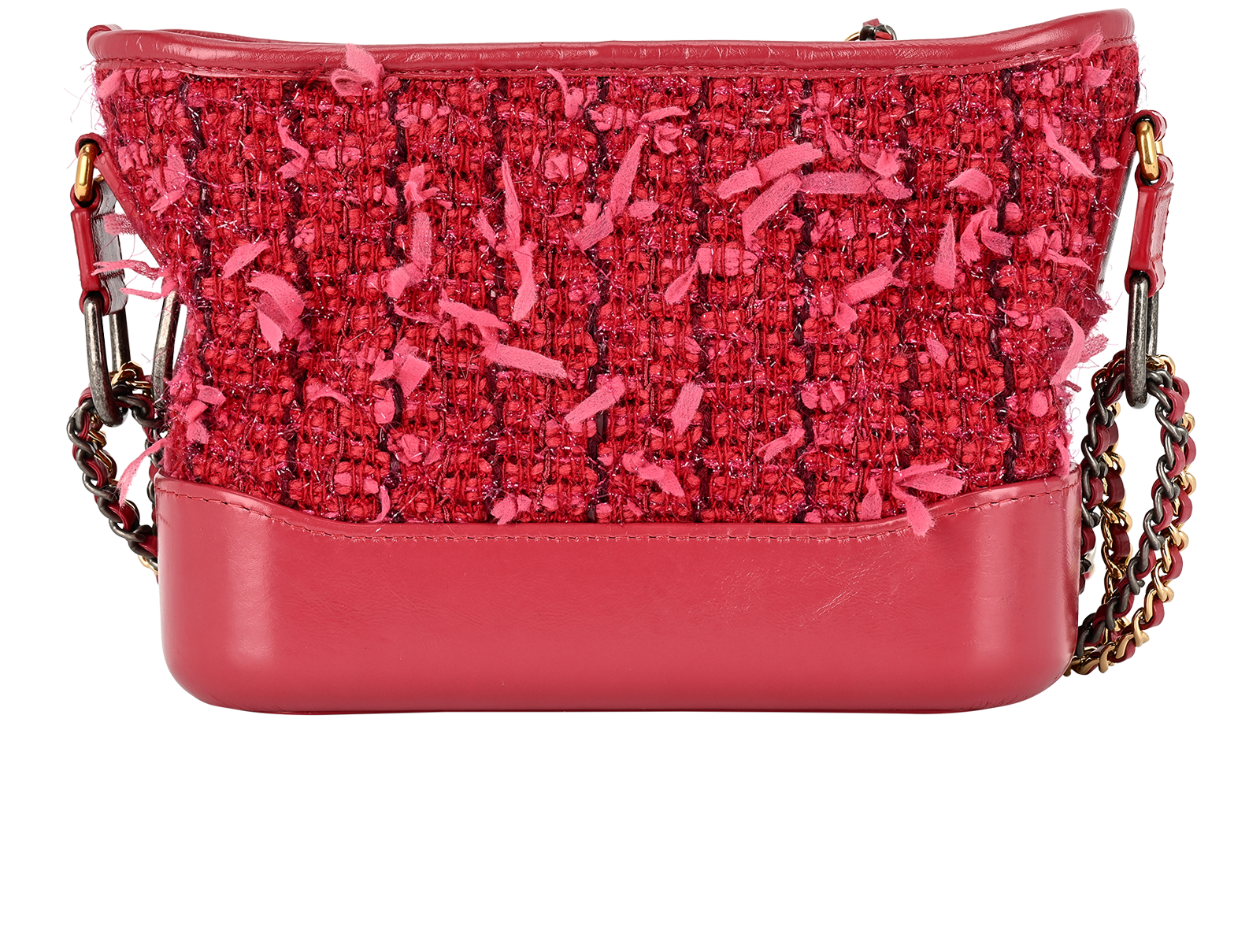 Small Gabrielle Hobo, &pound;1,800, Handbags, Pink, Fabric/Leather, Back view